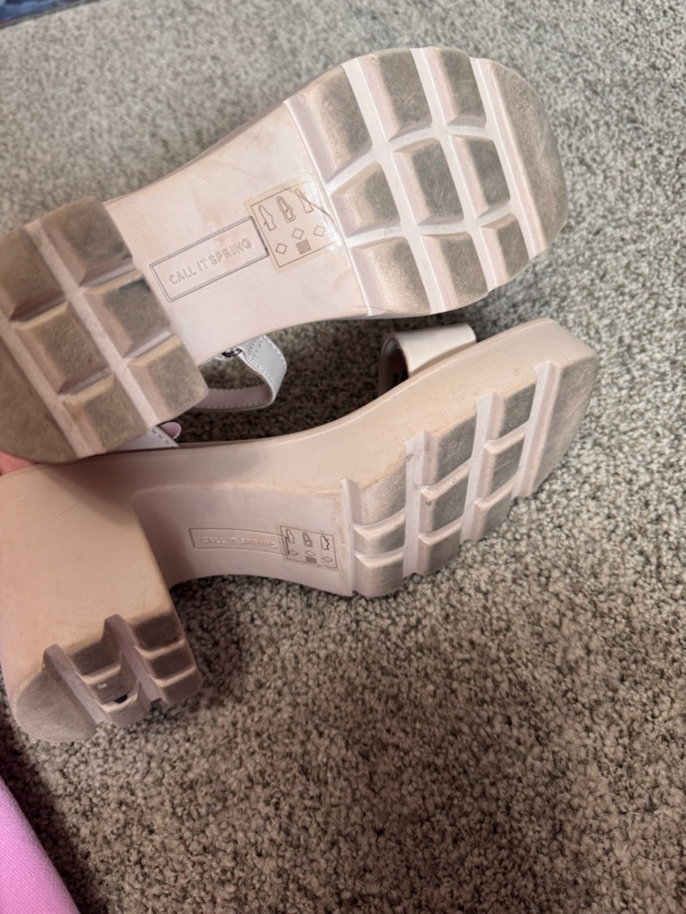 Call it Spring - Neutral Block Heel Ankle-Strap Sandals - Picture 6 of 7